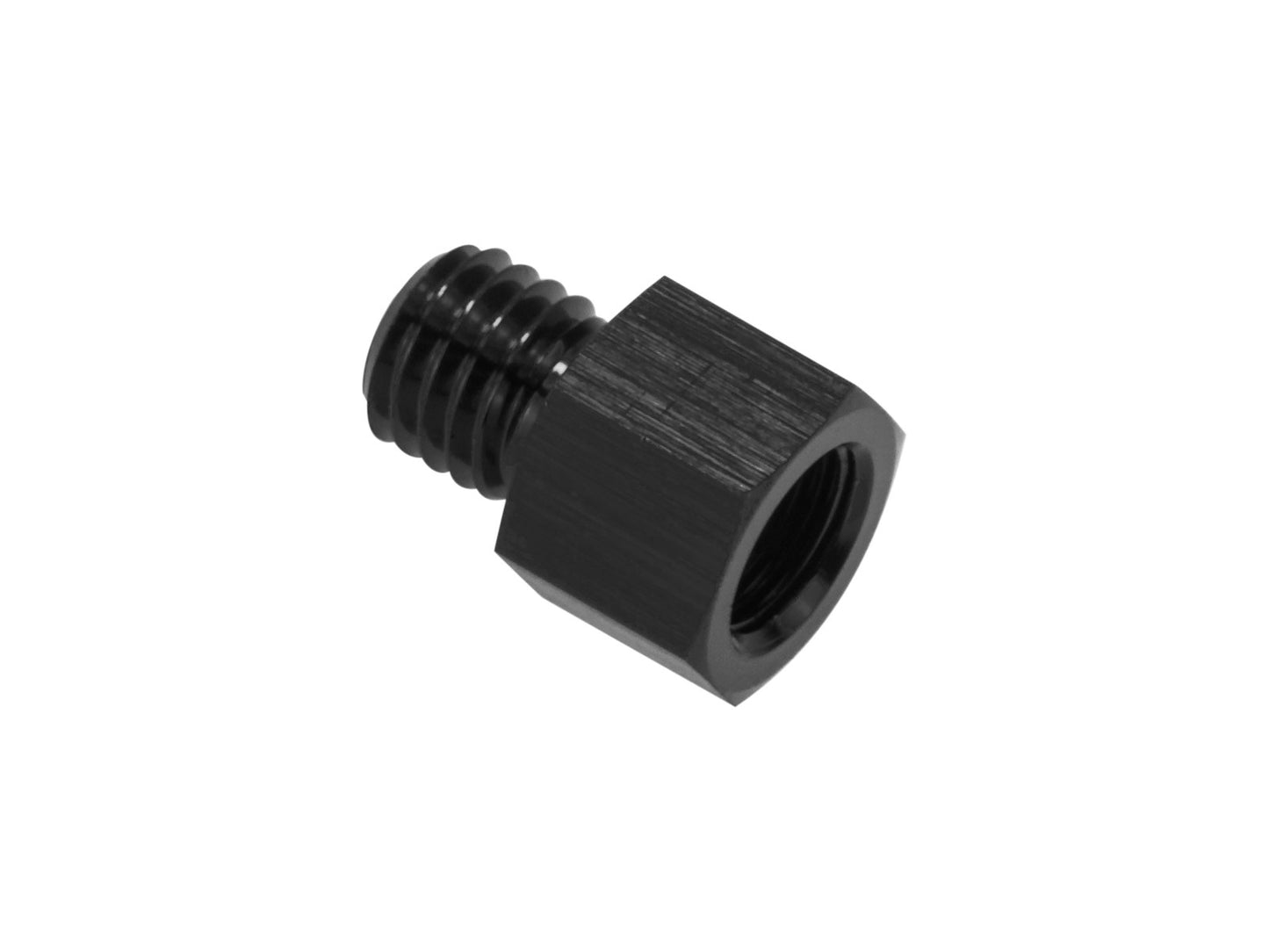 Adaptador Sensor Presión Aceite/Combustible 1/8 NPT Hembra a M10x1.5 Macho Negro - Imagen 2
