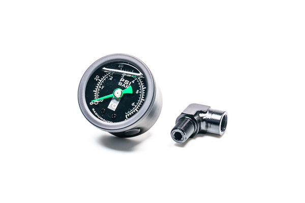 Manómetro de Presión de Combustible con Adaptador 90º Radium Engineering - Imagen 2