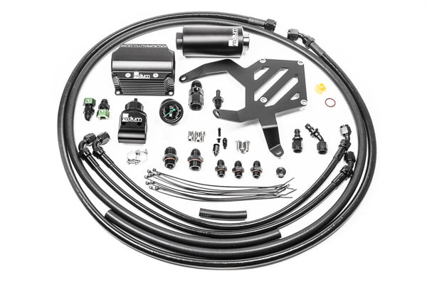 Kit de fontanería para soporte de bomba FR-S/BRZ/GT86/GR86, filtro inoxidable Radium Engineering
