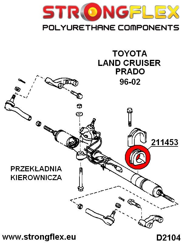 211453A: Silentblock de Cremallera de Dirección 50mm SPORT - Imagen 2