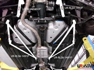Barras Laterales Traseras 1491P Ultra Racing para Subaru Outback 09+