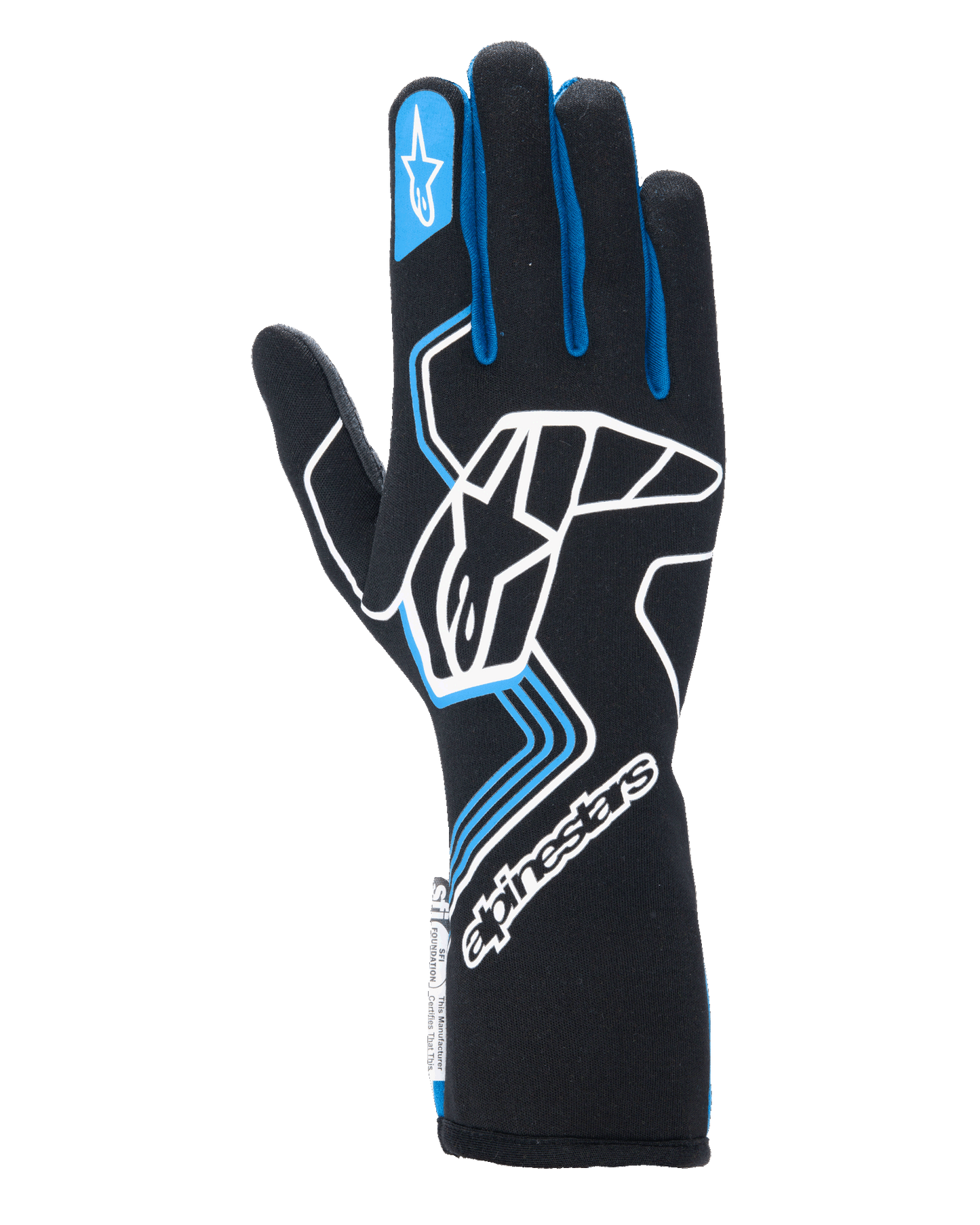 ALPINESTARS TECH-1 ZX V3 GLOVE TGRY/BLK/YEL/FL (6)