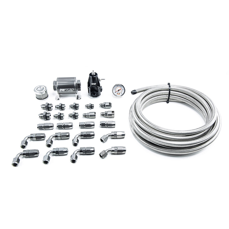 Kit de fontanería de retorno DeatschWerks DW400 para Honda Civic 2001-15