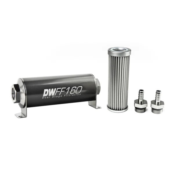Kit De Filtro De Combustible En Línea DeatschWerks 3/8IN 5 Micras 160mm
