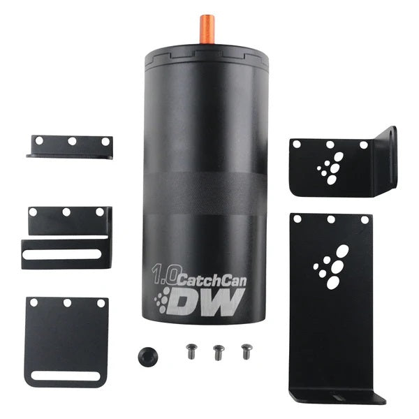 DeatschWerks Catch Can 1 Litro, Kit de Montaje