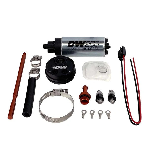Adaptador DeatschWerks con Bomba DW200 255 lph para Depósito 2.5L