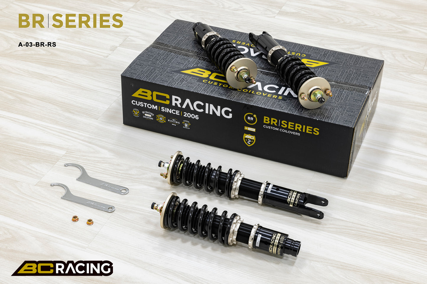 Suspensión de Rosca BC Racing A-03-BR-RS Honda Civic EK/EM/EJ9/MB6/MC2 96-00 (Horquilla Trasera) - Imagen 2