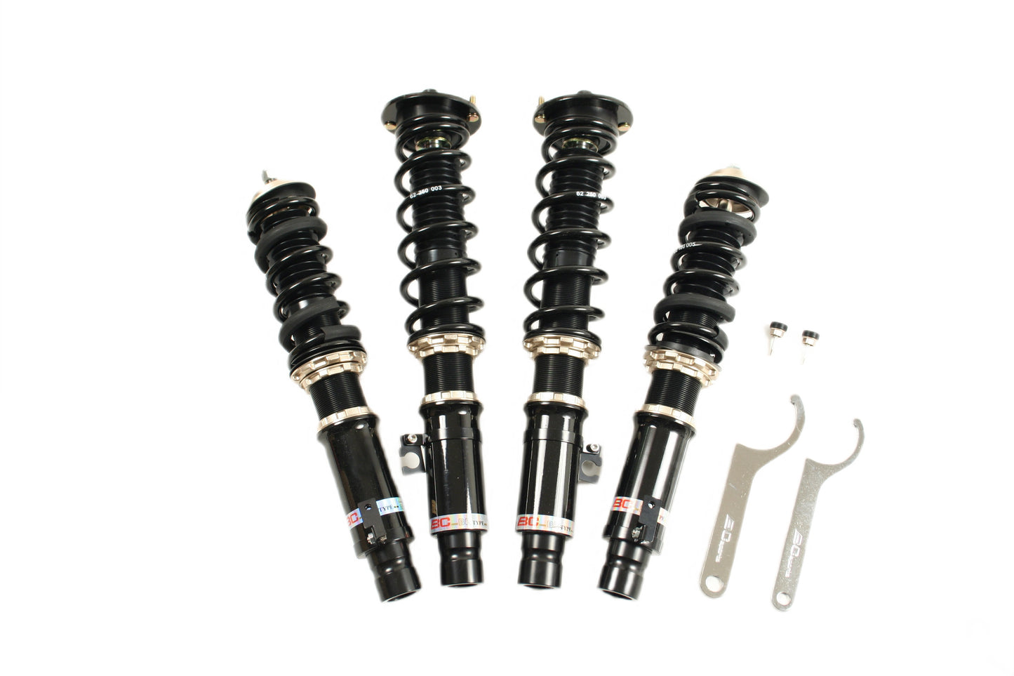 Suspensión de Muelles Helicoidales BC Racing A-57-BR-RN para Honda Civic 1980-1983