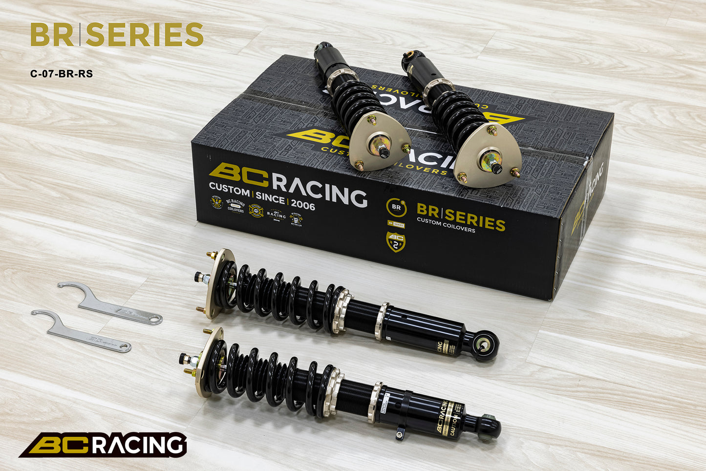 Suspensión de Muelles Helicoidales BC Racing C-07-BR-RS Toyota Chaser JZX100/90 1996-2001 - Imagen 3