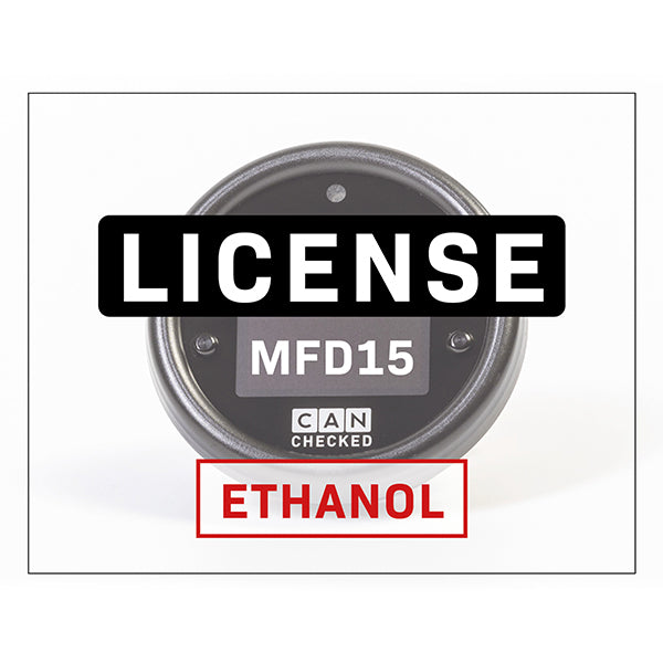 Licencia CANchecked Etanol Para MFD15