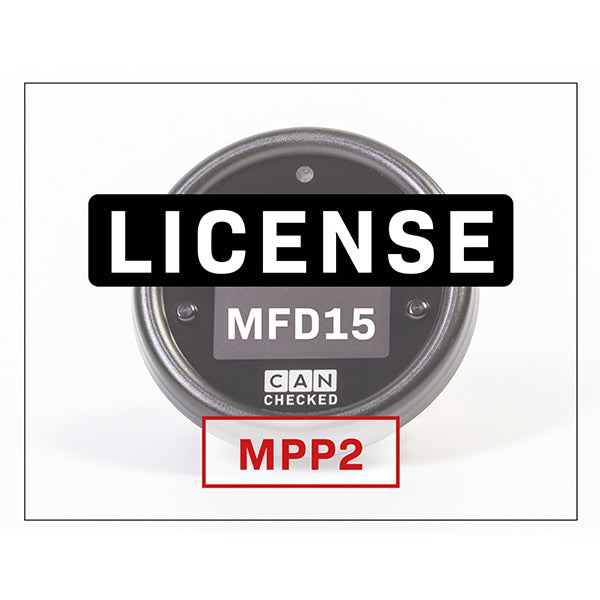 Licencia CANchecked MFD15 MPP2