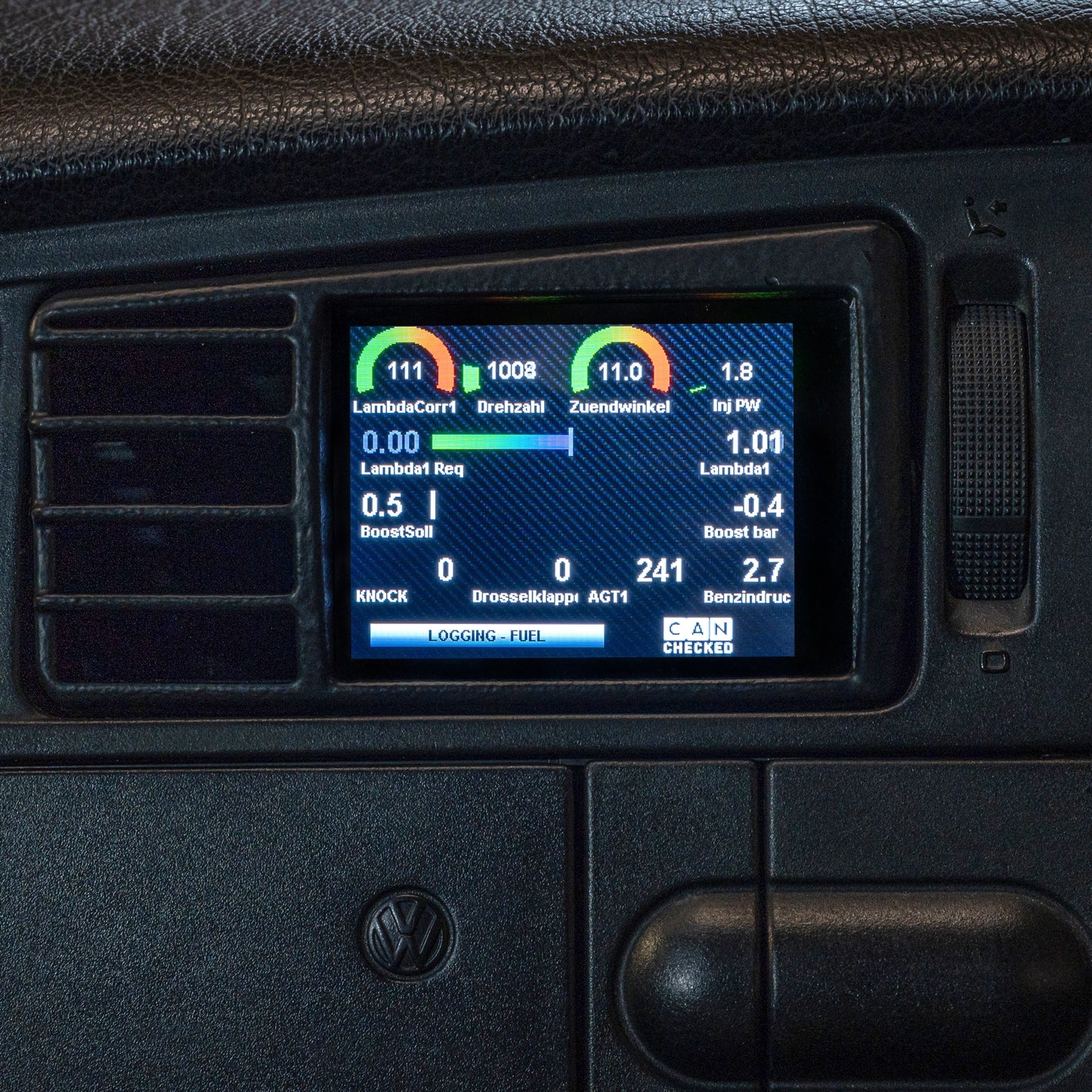 Display CANchecked MFD28 Gen2 para VW Golf MK3 (Typ 1H) RHD 1991-1998 - Imagen 9