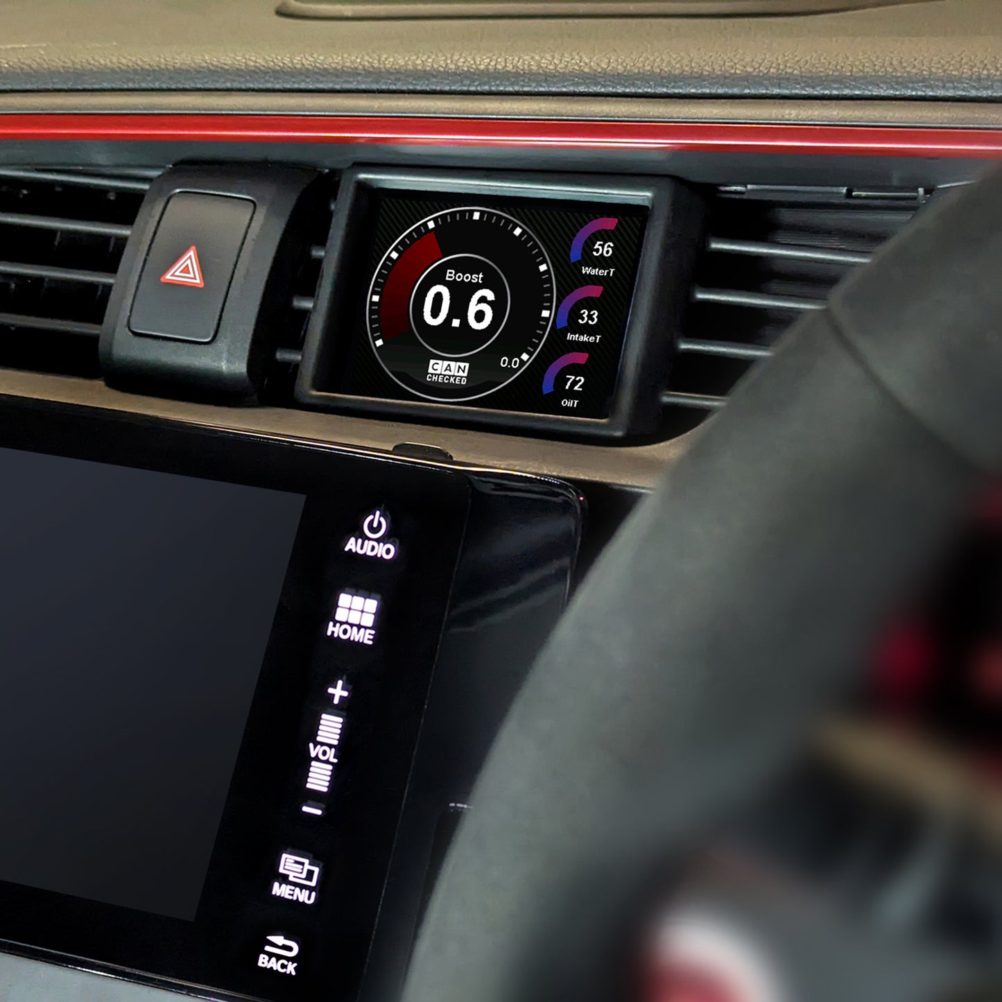 Display CANchecked MFD32 Gen2 para Honda Civic Typ R FK8 17-22 / MK10 17-20 RHD - Imagen 5