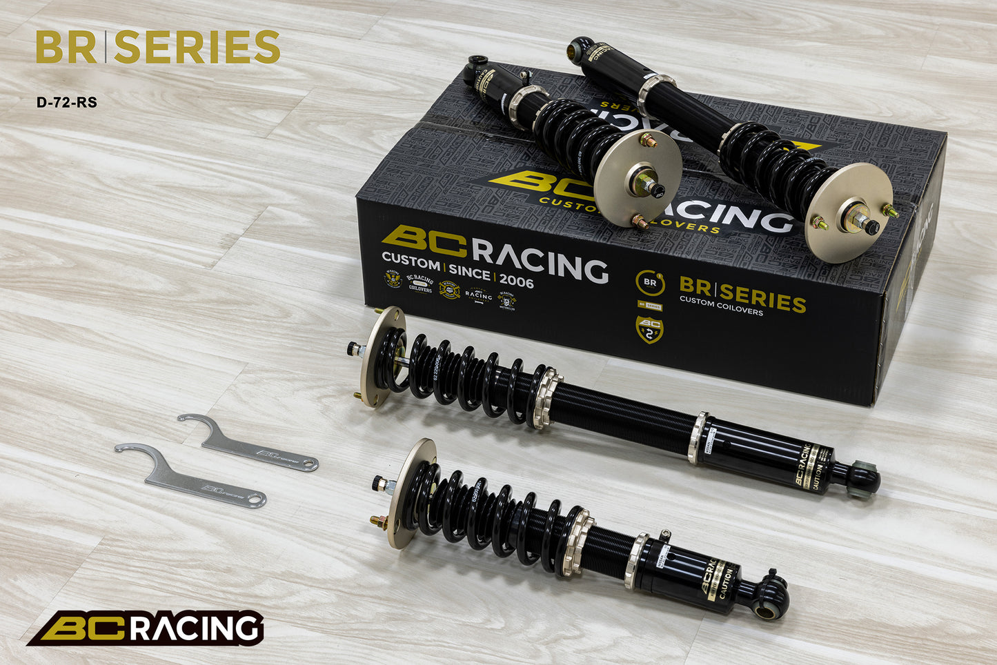 Suspensión de Muelles Helicoidales BC Racing D-72-BR-RS Nissan Skyline R34 GTS ER34 98-01 - Imagen 3