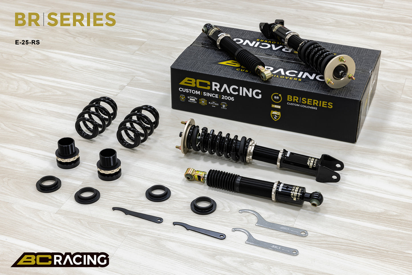 Suspensión de Muelles Helicoidales BC Racing E-25-BR-RS para Ford Falcon Sedan BA/BF 2002-2007 - Imagen 3