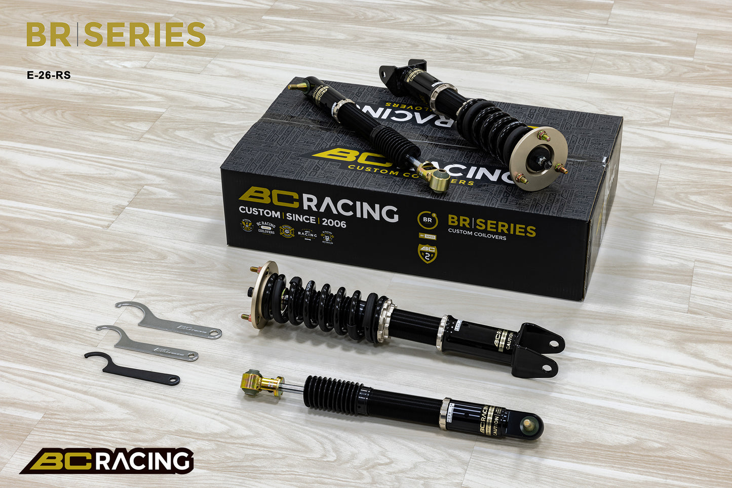 Suspensión de Muelles Helicoidales BC Racing E-26-BR-RS para Ford Falcon Wagon/UTE BA/BF 2002-2007 - Imagen 3