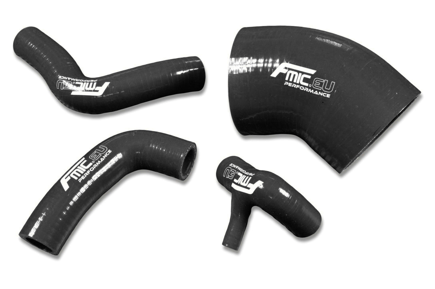Kit Manguitos Refrigerante Silicona FMIC.EU Mercedes C200K W203 Coupe Sport Kompressor 2001-2007 - Negro - Imagen 2