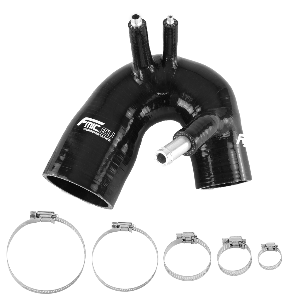Manguito de Admisión de Silicona FMIC.EU Fiat 500 595 695 1.4L T-Jet - Negro - Imagen 4