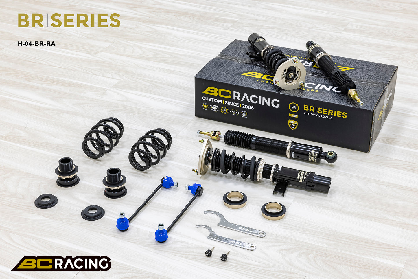 Suspensiones de Rosca BC Racing H-04-BR-RA VW Golf V/VI GTI/TDI MK5/MK6 (Strut 54.5mm exc 1.6L) 2005-2009 - Imagen 3