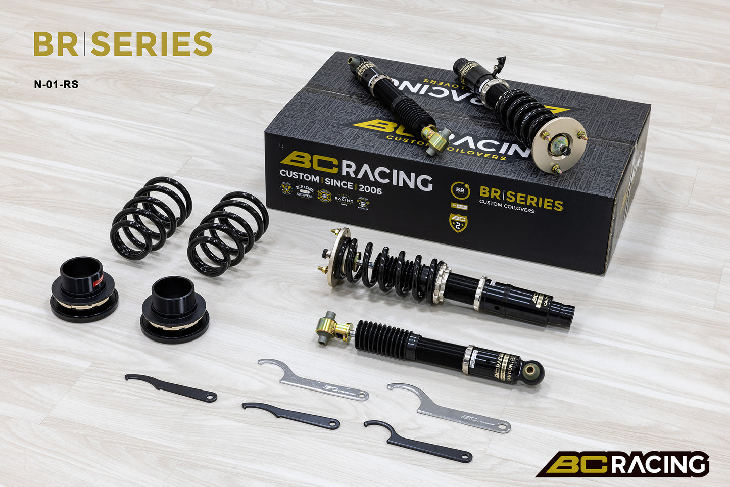 Suspensión de Muelles Helicoidales BC Racing N-01-BR-RS para Mazda 6 GG3S/GG3P 2003-2008 - Imagen 3
