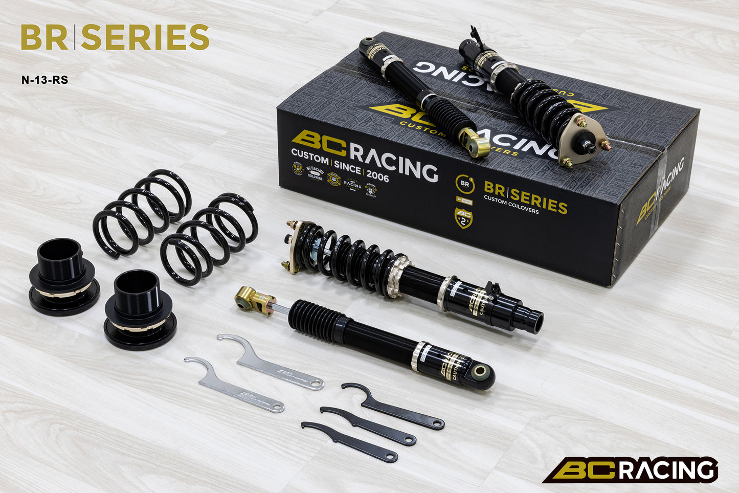 Suspensión de Muelles Helicoidales BC Racing N-13-BR-RS para Mazda 6 GH5FS 2008-2012 - Imagen 3