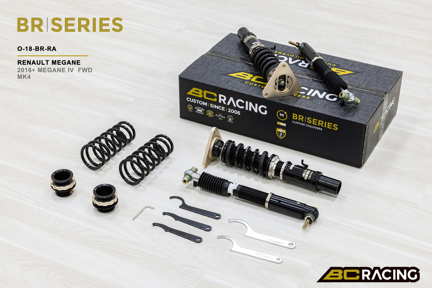 Suspensión de Muelles BC Racing BR para Renault Clio Megane FWD MK4 2016+ - Imagen 3