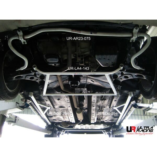 Barra Estabilizadora Delantera 23mm Ultra Racing para Perodua Myvi (M300) 05-11 - Imagen 2