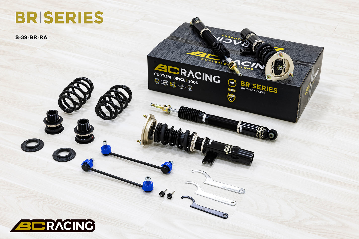 Suspensión de Muelles Helicoidales BC Racing S-39-BR-RA para Audi TT FV/8S 2014+ (FWD/AWD) - Imagen 3