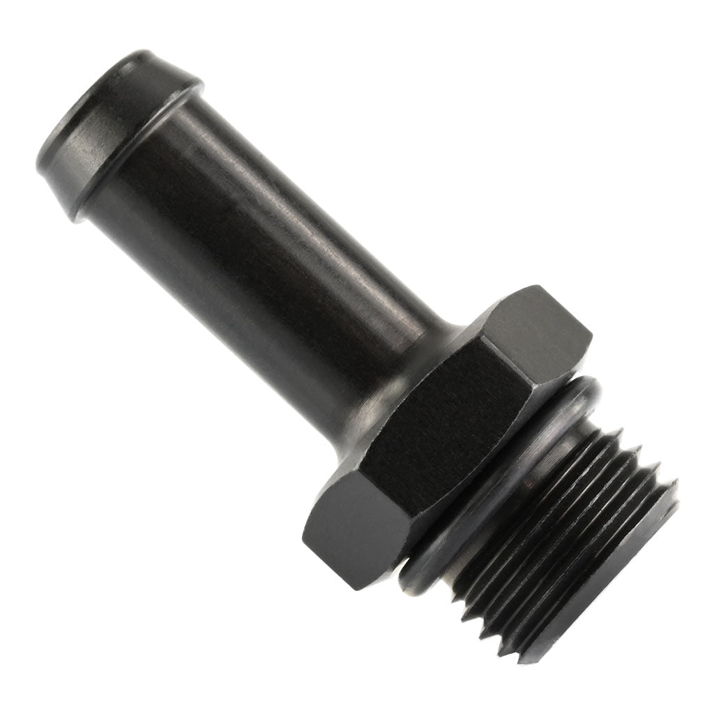 Racor Recto -6 AN ORB Macho a Manguera 10mm 3/8"", Negro TS-OH-0610-BK - Imagen 2