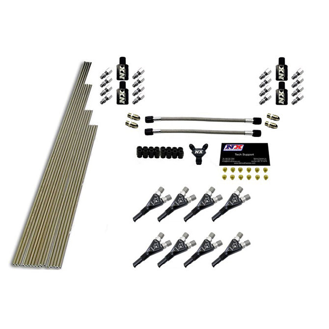 Kit de Plomería Shark 8 Cil. sin Solenoides, Jets 300Hp, Nitrous Express NX 13389