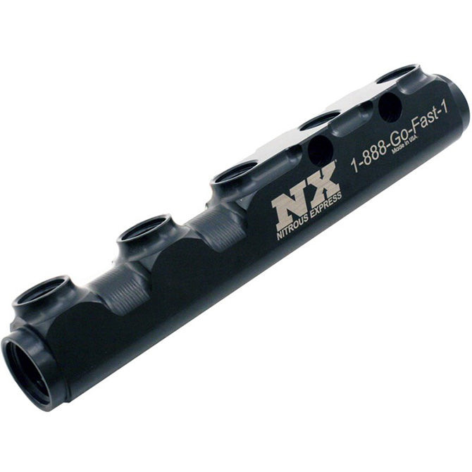 Fuel Log 5 Puertos Nitrous Express NX 15842 (Sin Racores)