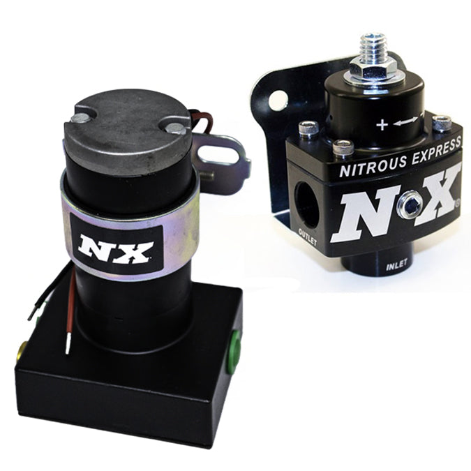 Bomba NX Negra con Regulador Billet Sin Bypass Nitrous Express NX 15953