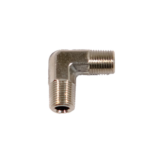 Conector Macho Unión 1/8 NPT x 1/8 NPT 90" Nitrous Express NX 16128