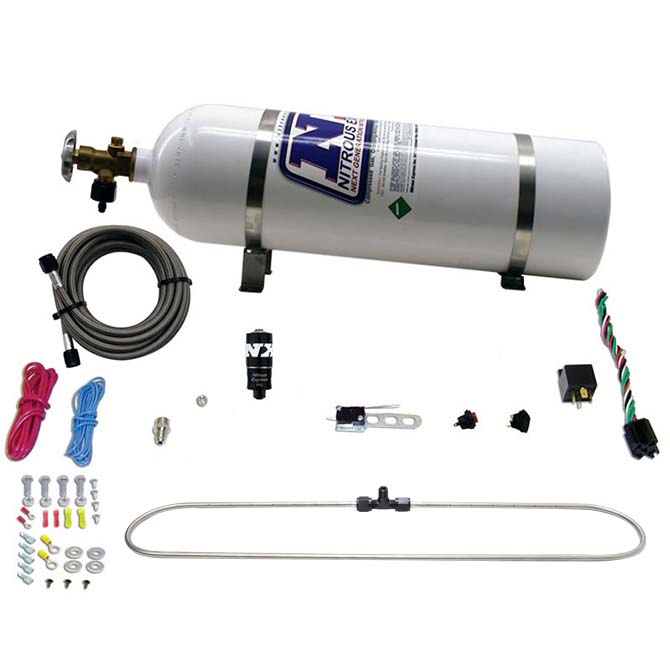 Anillo de Pulverización N-Tercooler Co2 Turbo con Botella Nitrous Express NX 20000C-15