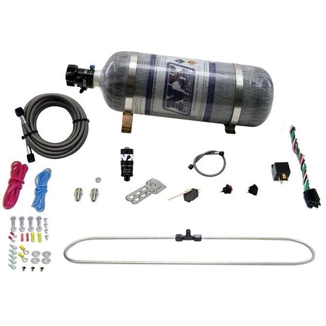 Anillo de Pulverización N-Tercooler Reduce Temp. Aire Turbo + Botella Nitrous Express NX 20000R-12