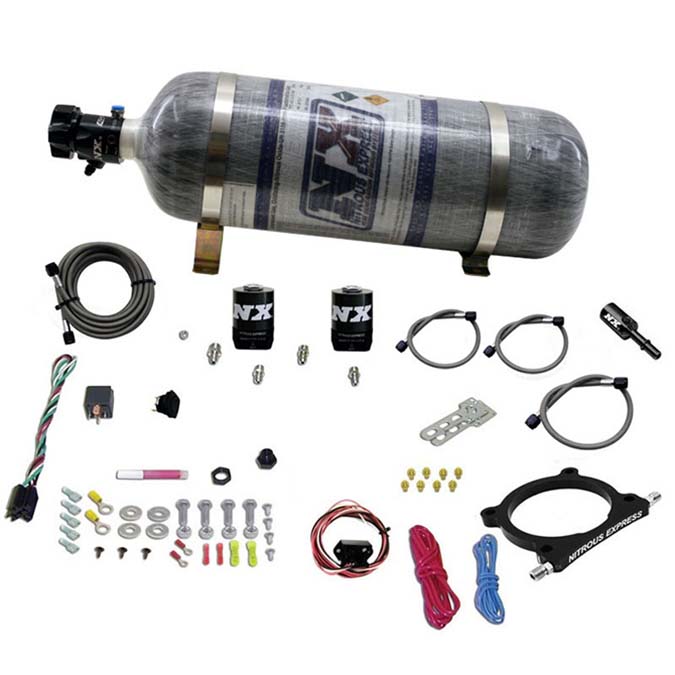 Sistema de Nitroso NX 20951-12 50-250Hp con Botella 12Lb Ford Coyote 5.0L / Godzilla 7.3L