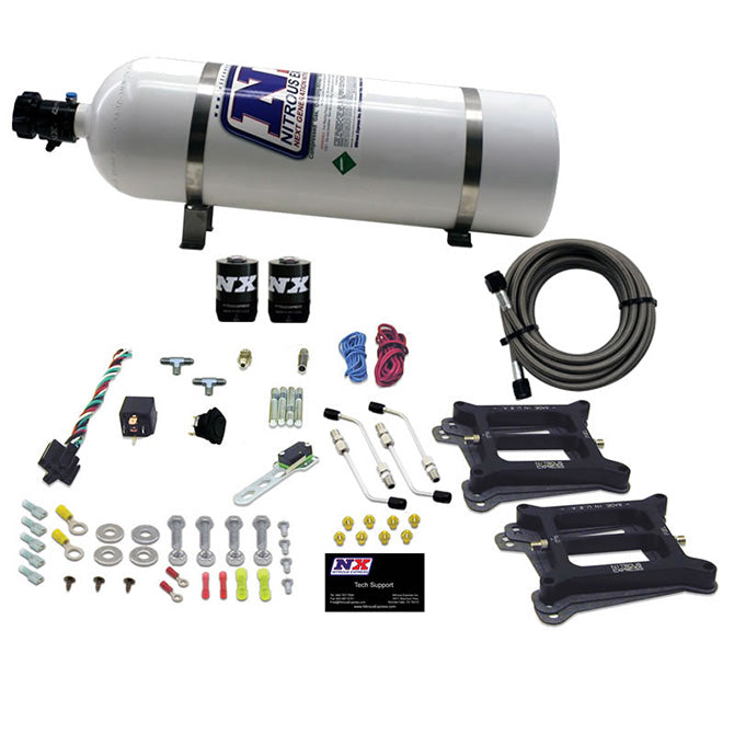 Sistema Nitroso NX 30245-15 Etapa 6 Alcohol 50-300Hp con Botella 15Lb