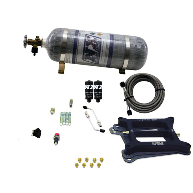 Sistema Nitroso Hitman 4150 NX 40040-12 (100-150-200Hp) con Botella Carbono 12Lb