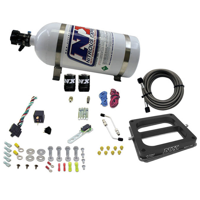 Sistema Nitroso 4500 Hitman Dominator 100-150-200Hp con Botella 10Lb Nitrous Express NX 40070-10