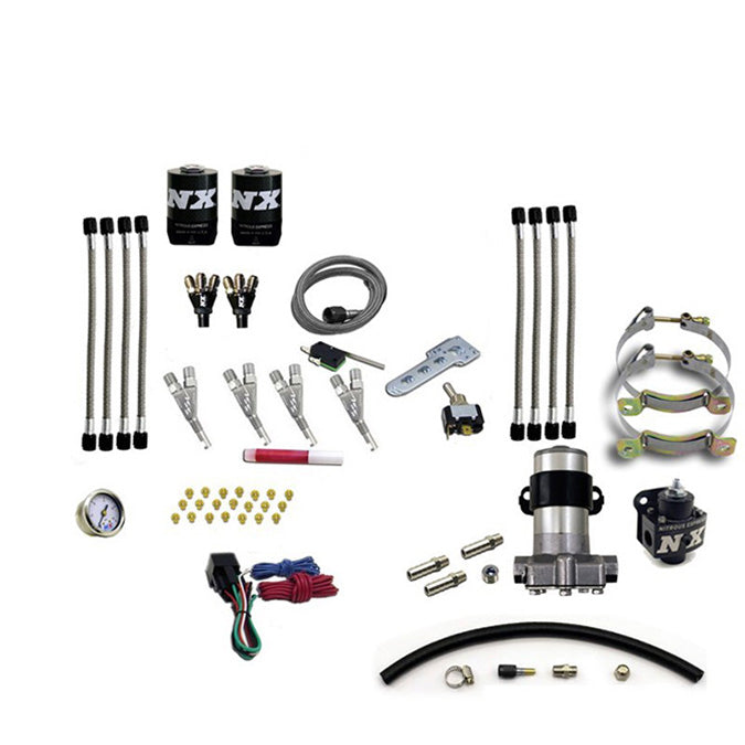 Sistema Nitroso Piranha (Pro-Mod) 4 Cilindros Sin Botella NX 60006-00P