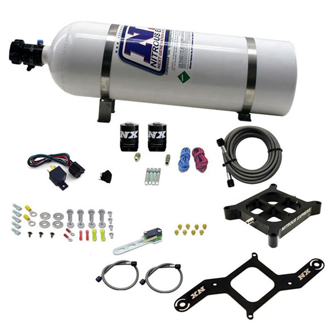 Sistema Crossbar Billet 4150 Nitroso NX 63040-15 (50-300Hp) + Botella 15Lb