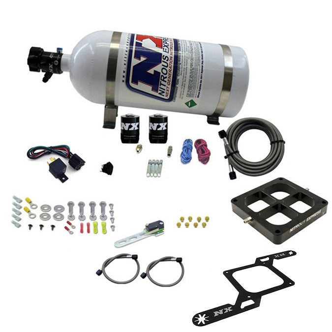 Sistema de Placa Billet Crossbar Nitrous Express NX 63870-10 250-750Hp con Botella 10Lb