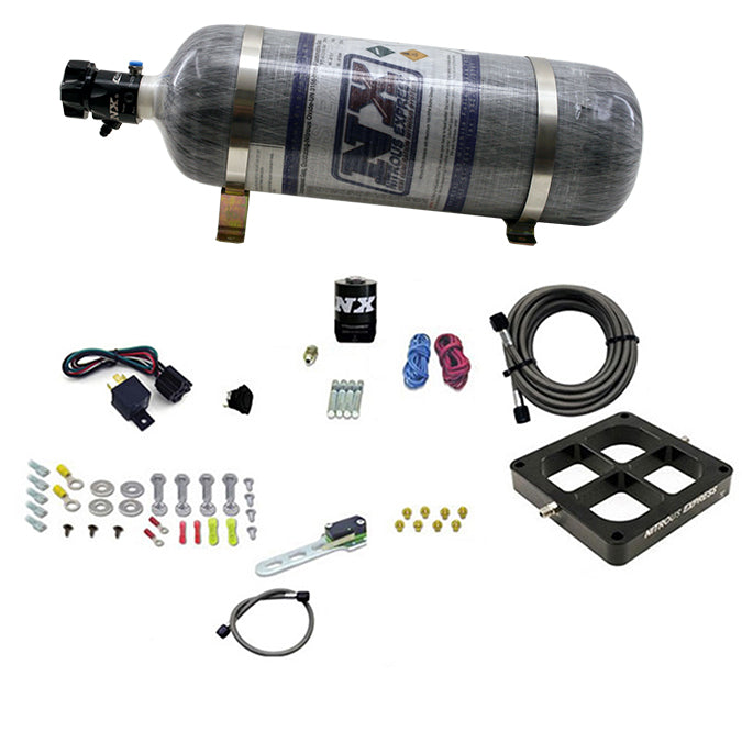 Sistema de Placa Billet Nitroso NX 66147-12 Seco 1 Etapa 100-500HP