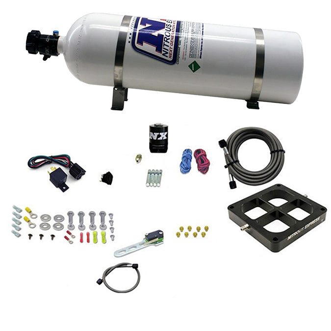 Sistema de Placa Billet Nitroso NX 66147-15 Monofásico Seco 100-500HP
