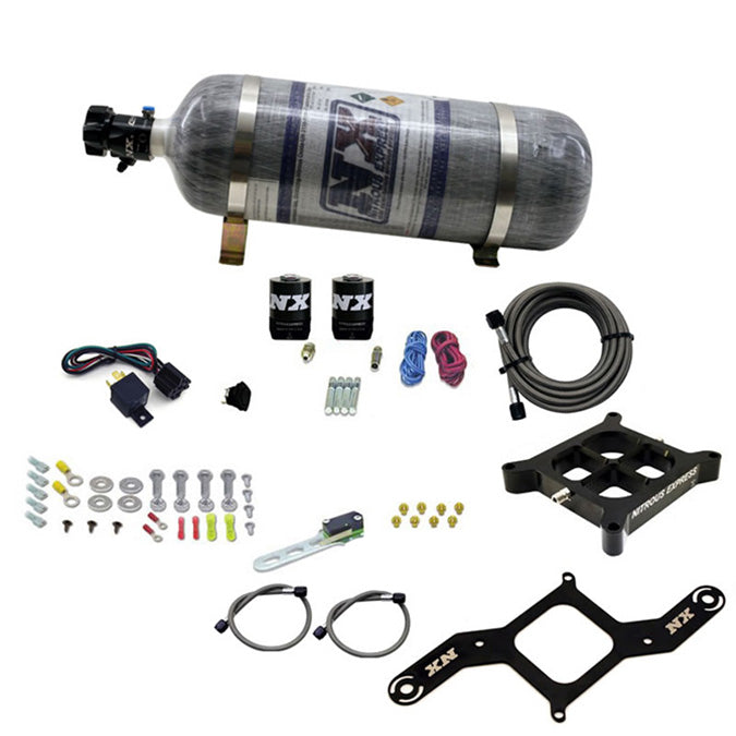 Sistema de Placa Billet NX 66242-12 Nitroso Doble Etapa Seco 100-1000HP