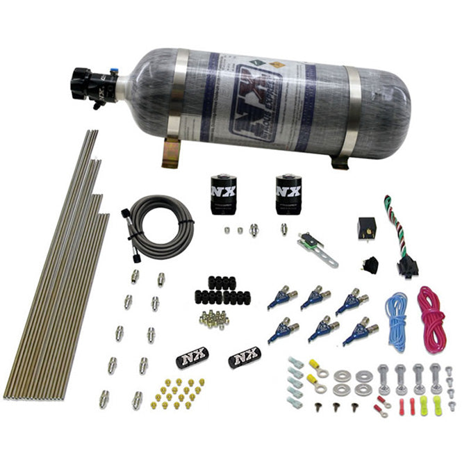 Kit Nitroso Direct Port 6 Cil. 150-375Hp NX 80006-12 (Botella Carbono 12Lb)
