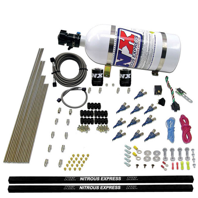 Sistema Nitroso Directo Piranha 10 Cil. (250-500Hp) 5LB Nitrous Express 81000EFI-05