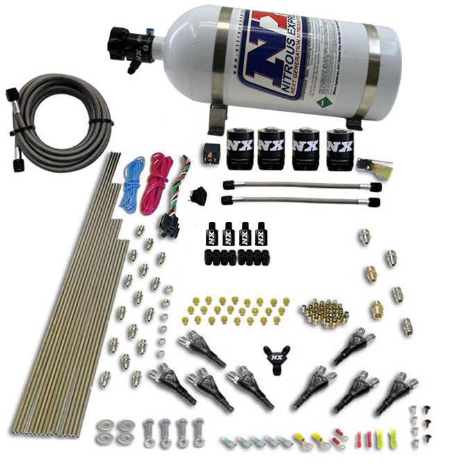 Kit Nitroso NX 90006-10 Shark 8 Cil. 4 Solenoides (200-500Hp)