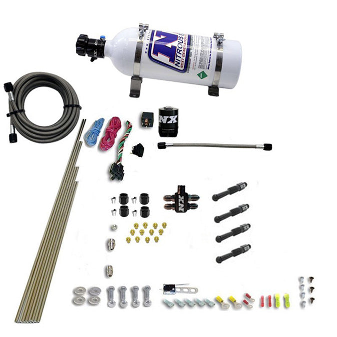 Sistema Nitroso Directo Seco 4 Cilindros 5LB Nitrous Express NX 93046-05