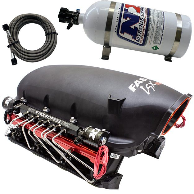 Colector Fast HR para LS1 / Culatas Cathedral Port con Nitrous Express NX INTAKE006